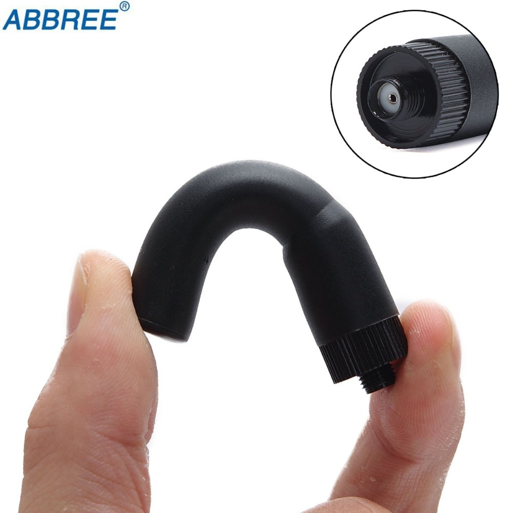 ABBREE Antenna ST20 Dual Band SMA-F 144MHz/430MHz Soft Antenna for BAOFENG UV-5R BF-888S DM-5R BF-UVB3 Plus Walkie Talkie SF20