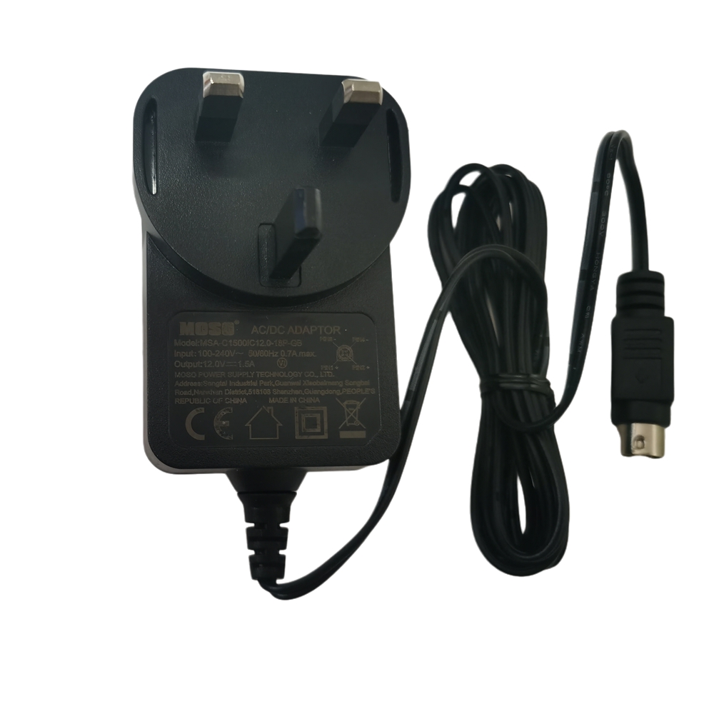 12V 1.5A 4 PIN Power Adapter For Hikvision Video Recorder CWT KL-AD3060VA SW-520 Video Recorder Hard Drive AC DC Adaptor Charger