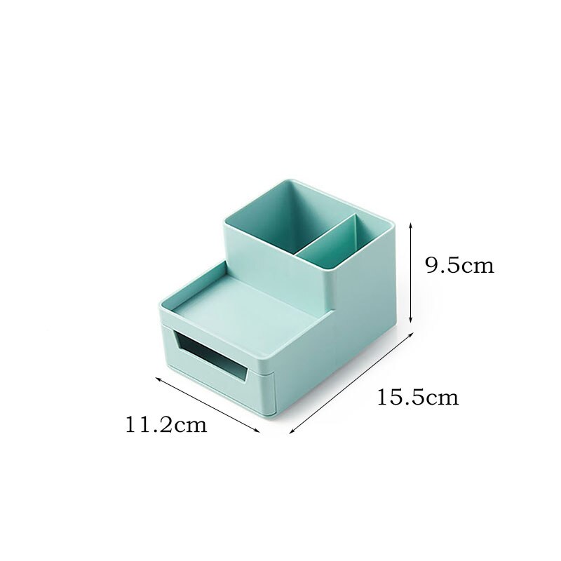 Office Stackable Storage Box Desktop Multi-purpose Stationery Document Paper Organizer Tray A4 File Folder Phone Pen Holder Box: 4