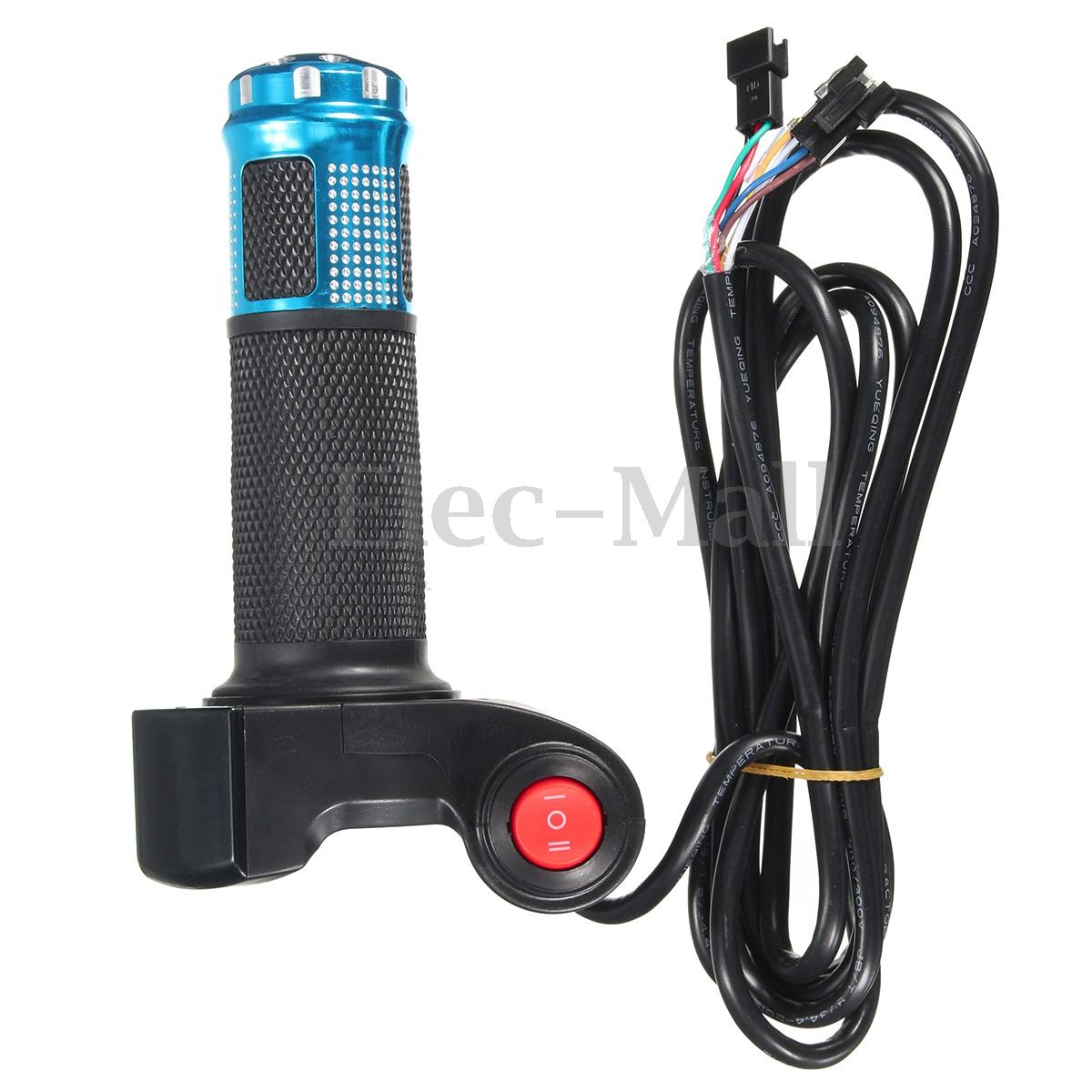 12-48V E-Bike Elektrische Scooter Gashendel Met Digitale Spanning Indicator(4.8)