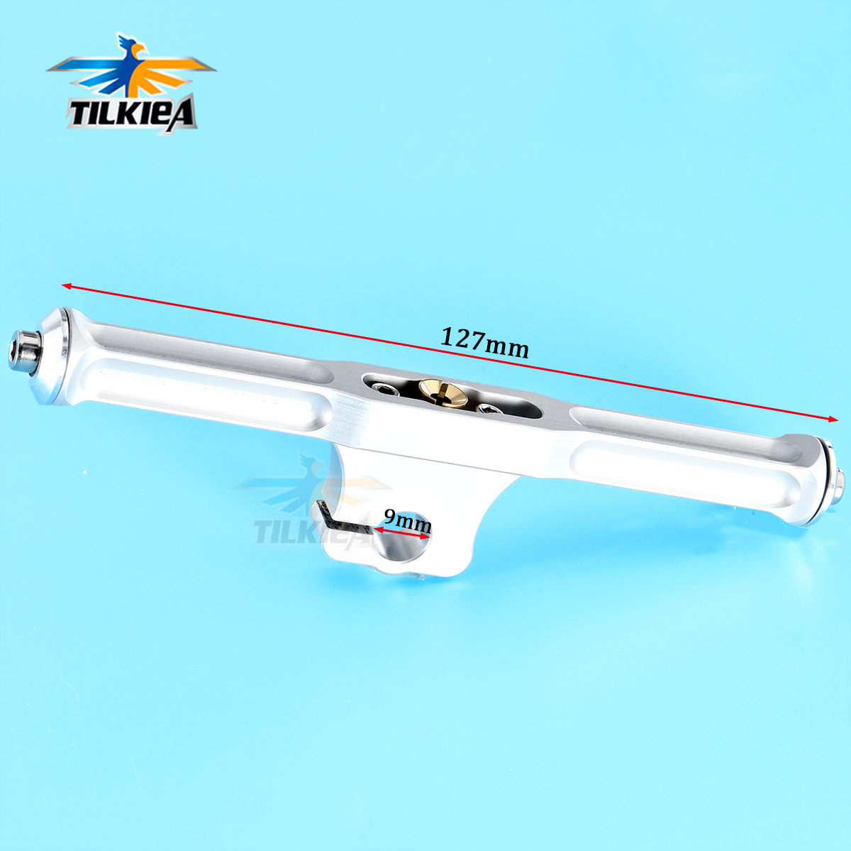 Good RC boat aluminium Length 127mm T-Bar / oil cup for 1/4" cable/strut/shaft Silver