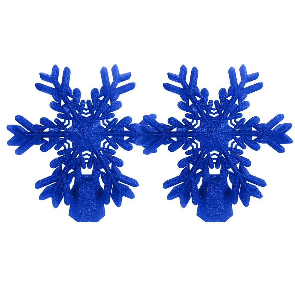Christmas Tree Decorations Snowflake Projector Christmas Tree Topper Light LED Rotating Snowflake Blue Glitter Xmas Decoration