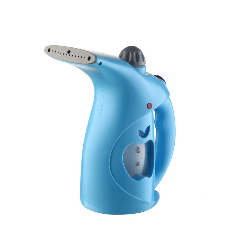 Plancha de vapor con enchufe europeo, cepillo eléctrico de vapor para la ropa, para planchar ropa, portátil, multifunción, para viaje y casa: Azul
