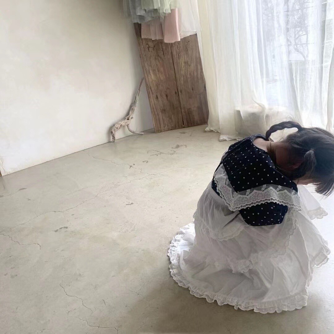 2022 abbigliamento per bambini coreano camicia da bavero grande in pizzo primavera coreana da bambina camicia da bavero retrò per bambini