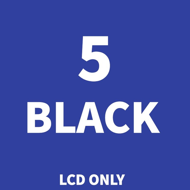 Pantalla LCD para iPhone 5, 5S, 5C, SE , montaje de digitalizador táctil, cristal frontal, color blanco y negro, AAA: Lino