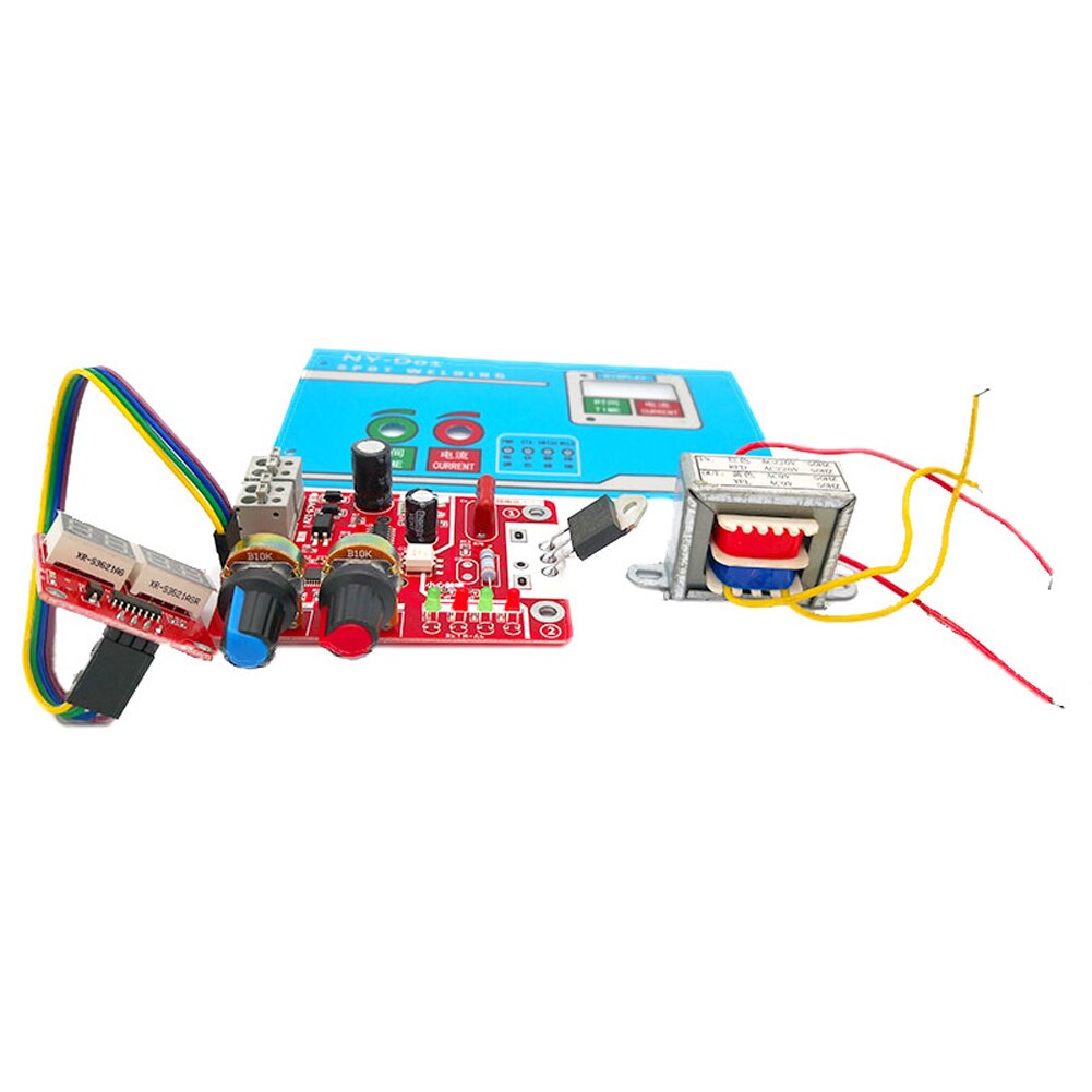 Portable Spot Welding Machine DIY Controller Panel Time and Current Control Function with Digital Display Spot Welding Accessory
