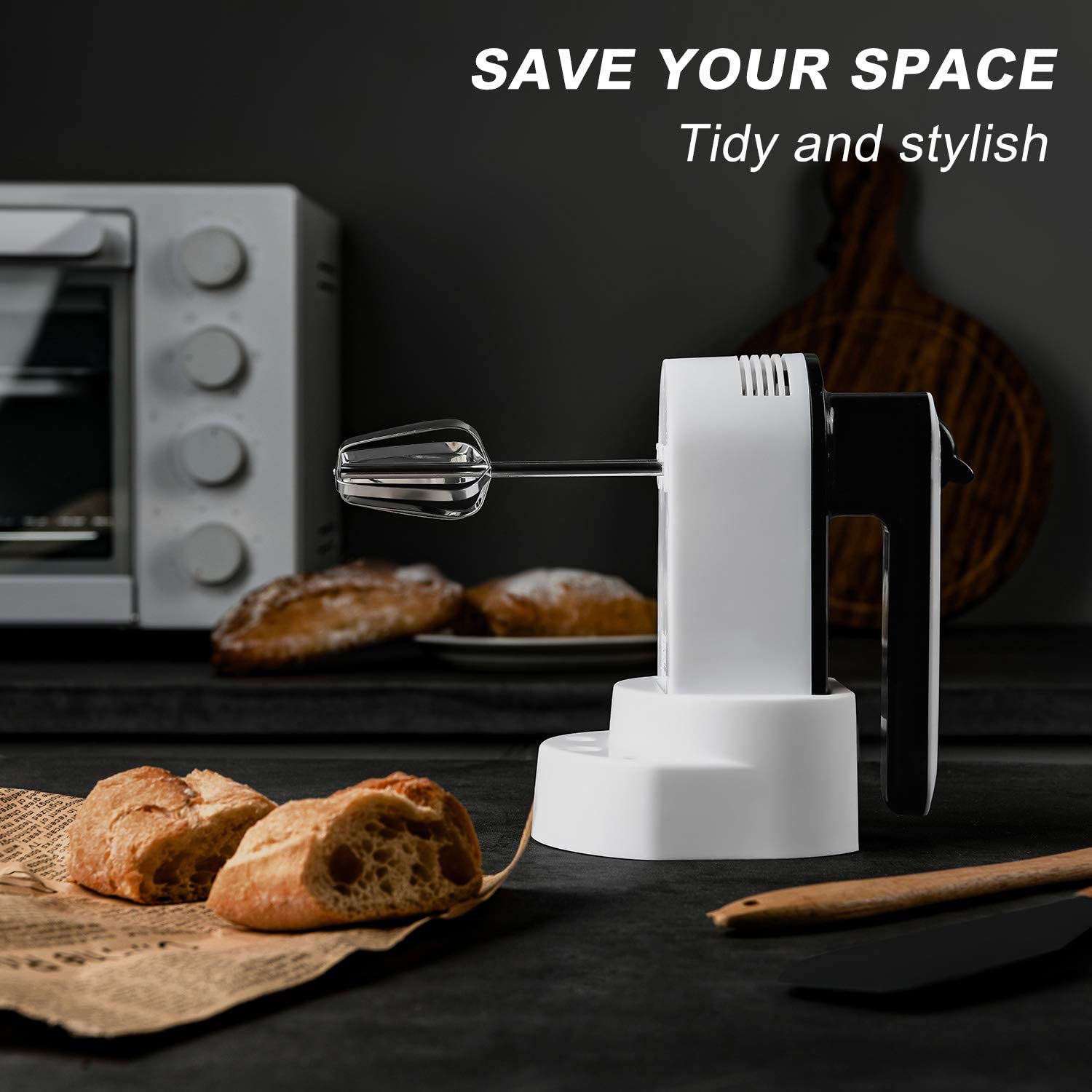 Handmixer Elektrische 5 Snelheden Power Lichtgewicht Handheld Mixer