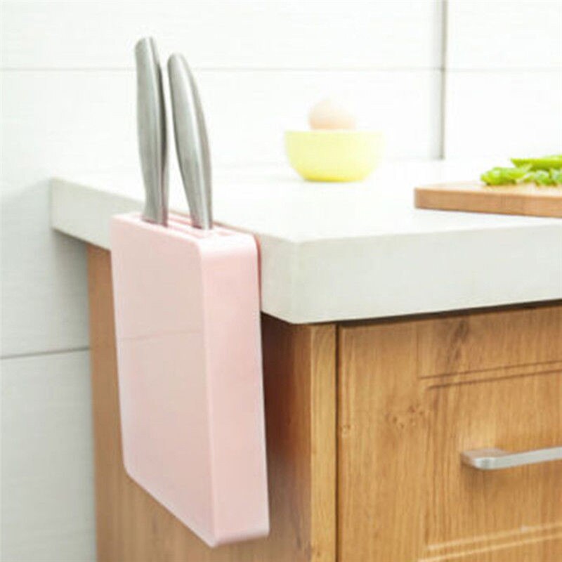 Juego de bloques de almacenamiento de cuchillos para cocina, utensilios de cocina para colgar en la pared, con estilo, porta cuchillos de cocina