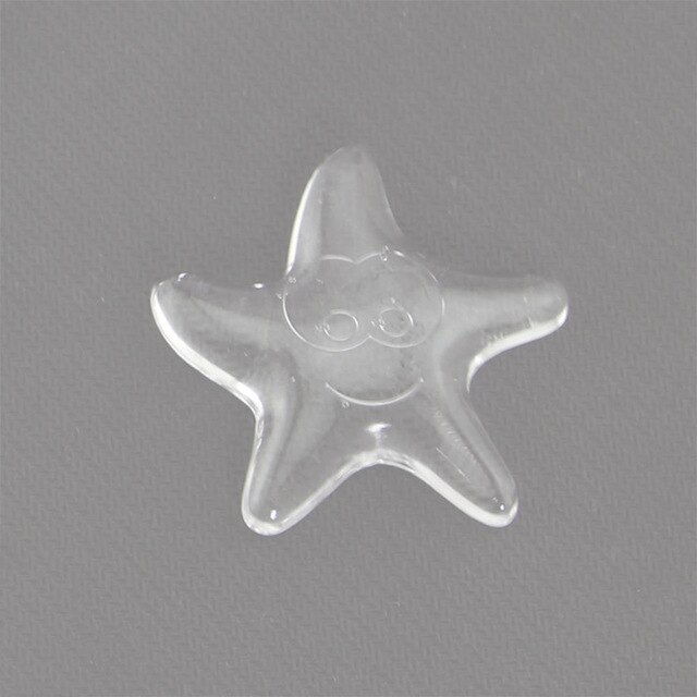 1Pc Protection Safety Shock Absorber Door Handle Bumpers Security PU Door Stoppers Transparent Wall Starfish Shape Protectors: A