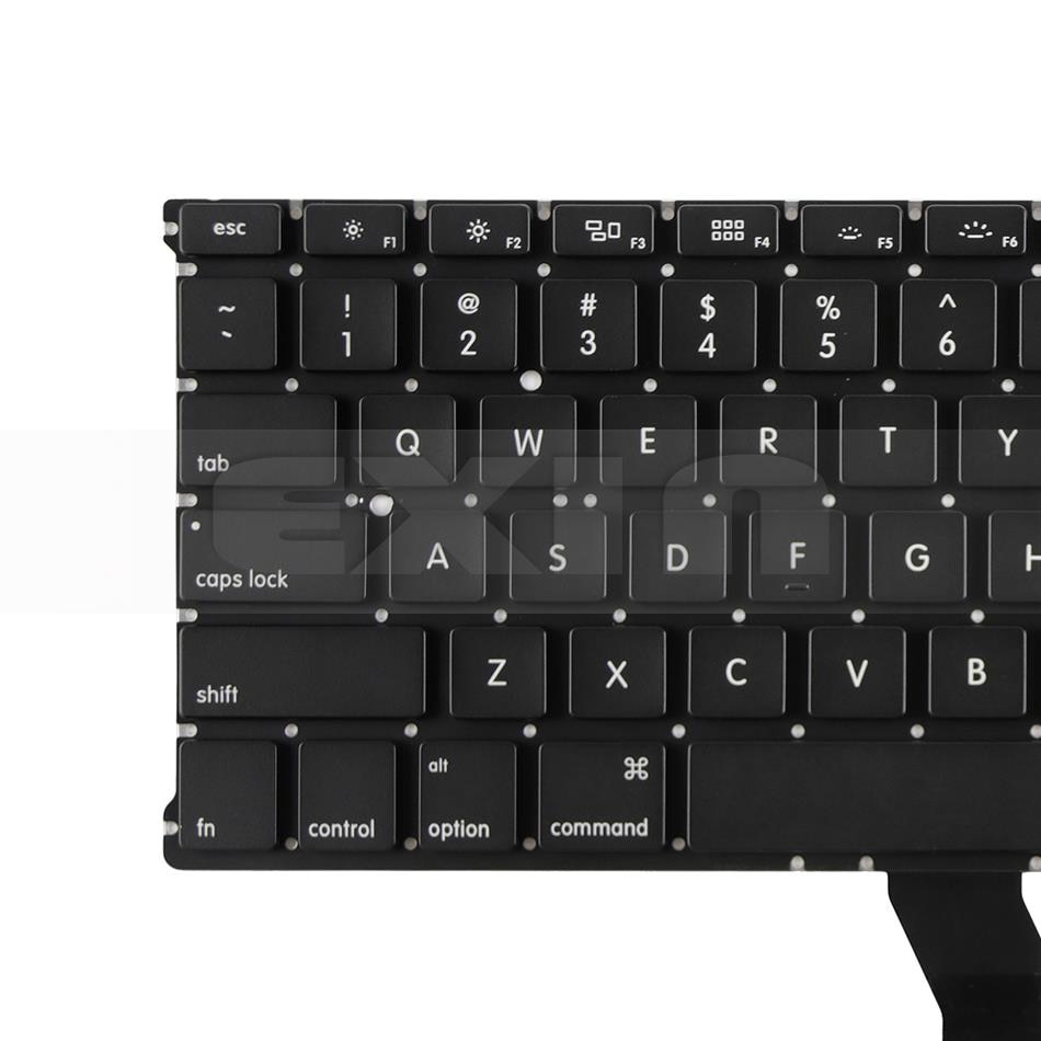 para Apple Macbook Air 13 "A1369 A1466 teclado EE. UU. Teclados ingleses con retroiluminación de años