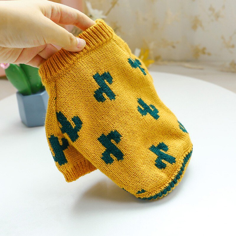 Huisdier Cactus Kleding Hond Winter Franse Bulldog Kleding Voor Honden Huisdieren Puppy Outfits Hond Truien Huisdier Jas