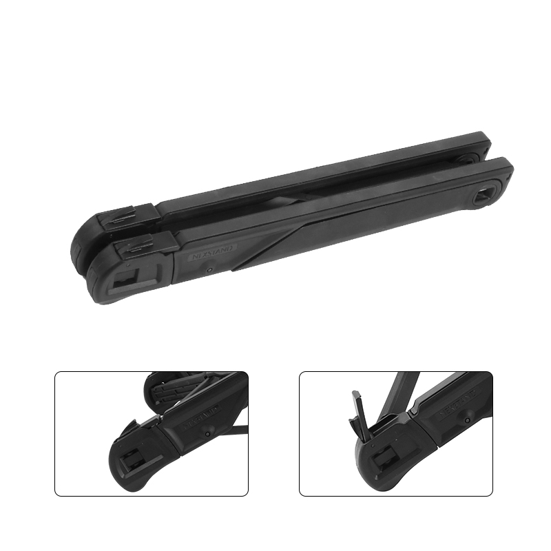Laptop houder monitor macbook notebook stand accessoires draagbare basis ondersteuning beugel: black