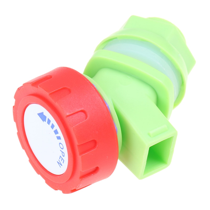 Grifo con perilla de plástico para agua potable, botellas de vino, barriles de compostaje, , 1 ud.