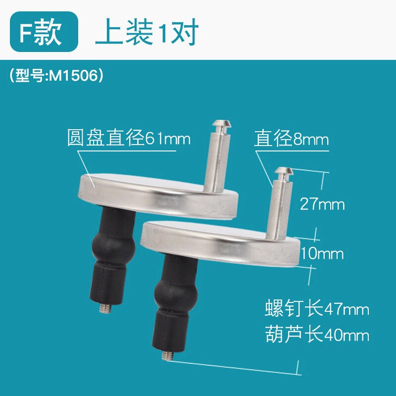 Universal Square Expansion Mounting Screw,Toilet fixed round head hinge,Toilet seats cover screw accessories,J19401: Toilet screw F