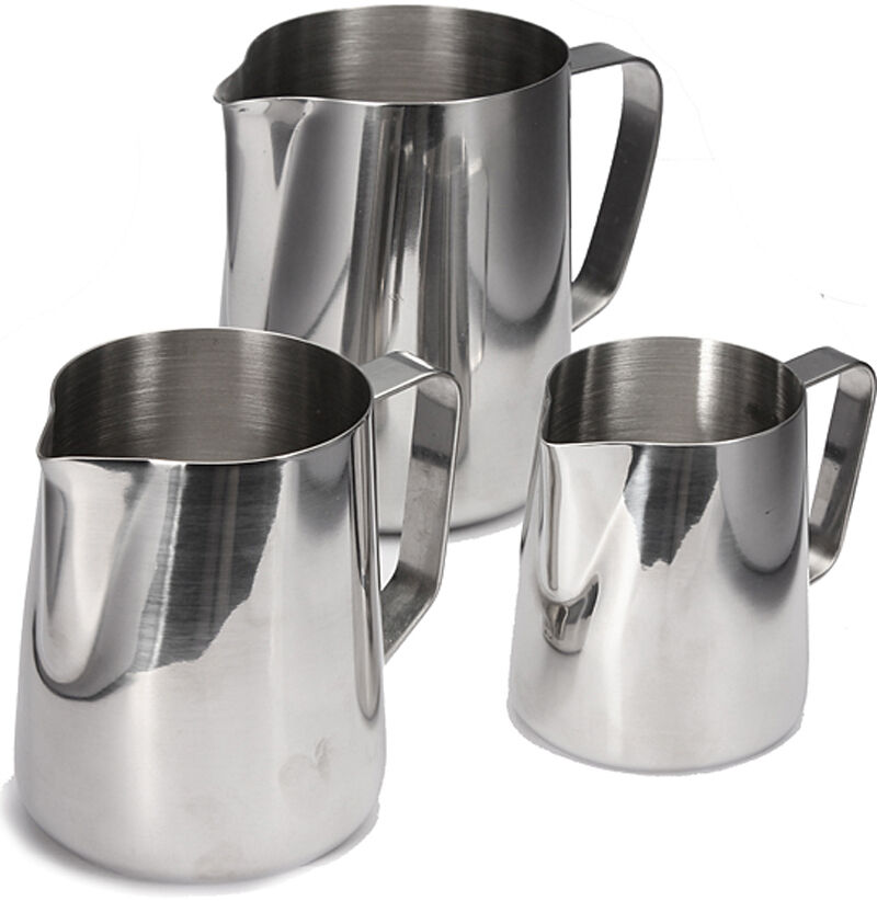 150/350/600/1000ml upea keittiö ruostumattomasta teräksestä valmistetusta maidon vaahdotusastiasta espressokahvikannu barista käsityökahvikannu