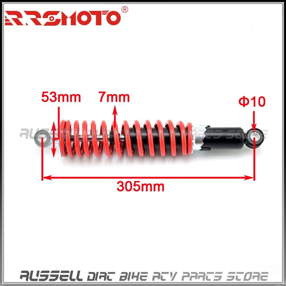 KIMISS Shock Absorber Adjust Suspension, 305mm Front Shocks Struts