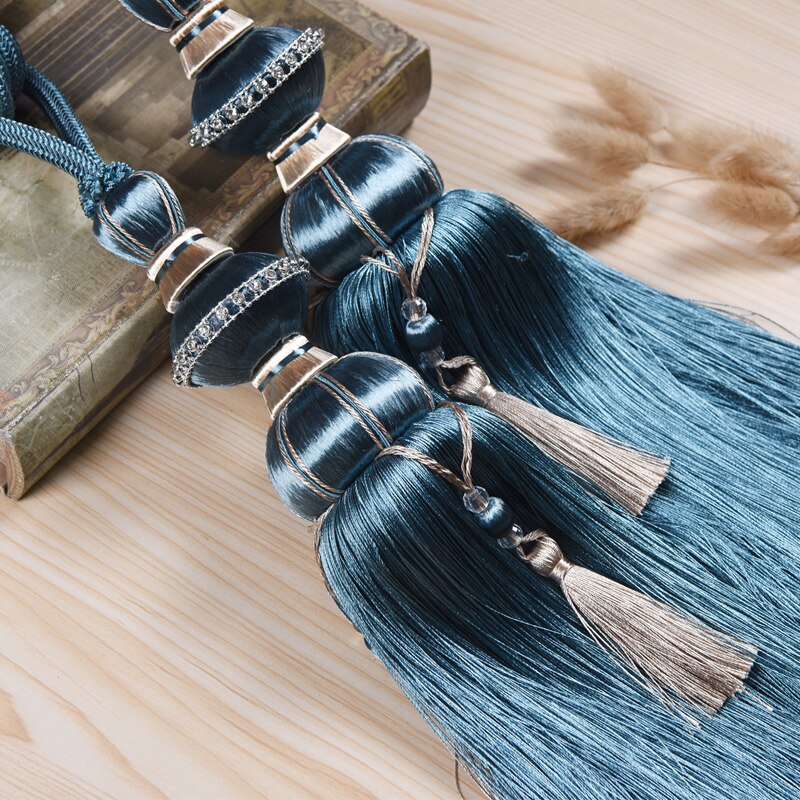 Ceinture de Suspension à Pompons pour Rideaux, en Cordes, Embrasses Décoratives en Bandages à Boucle, Accessoire de Décoration de Salon, Chambre ou Salle à Manger