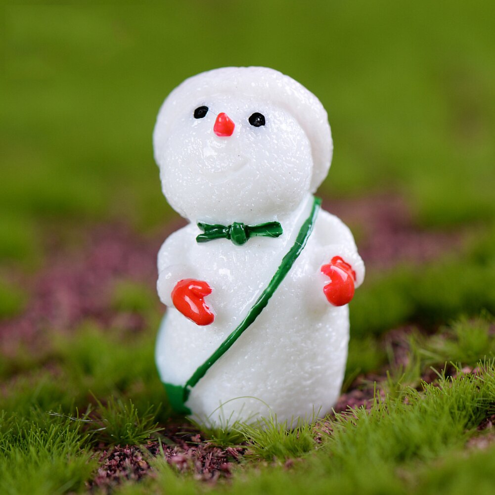 1pc decoratie micro landschap hars knutselen kerst eland hoed schattige dieren volksknutselen huisdecoratie kerst
