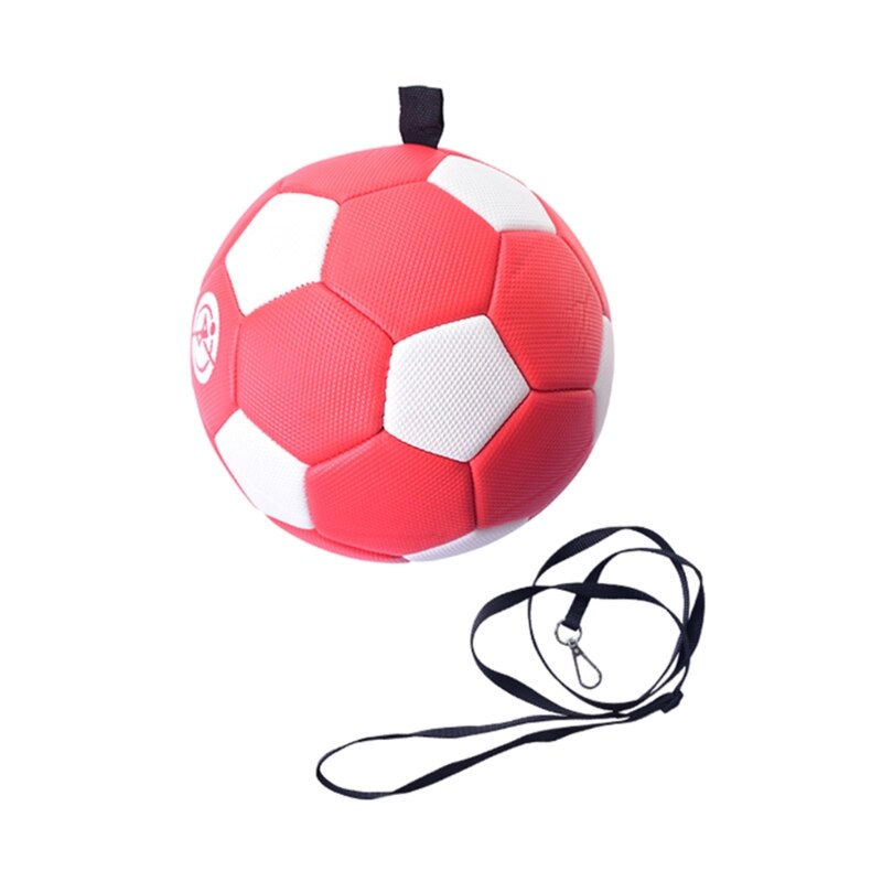 Balón de entrenamiento de fútbol N0HA, balón de fútbol inteligente juvenil con correa para malabares, Control de pie, práctica de patadas, cordón ajustable: B 2RW