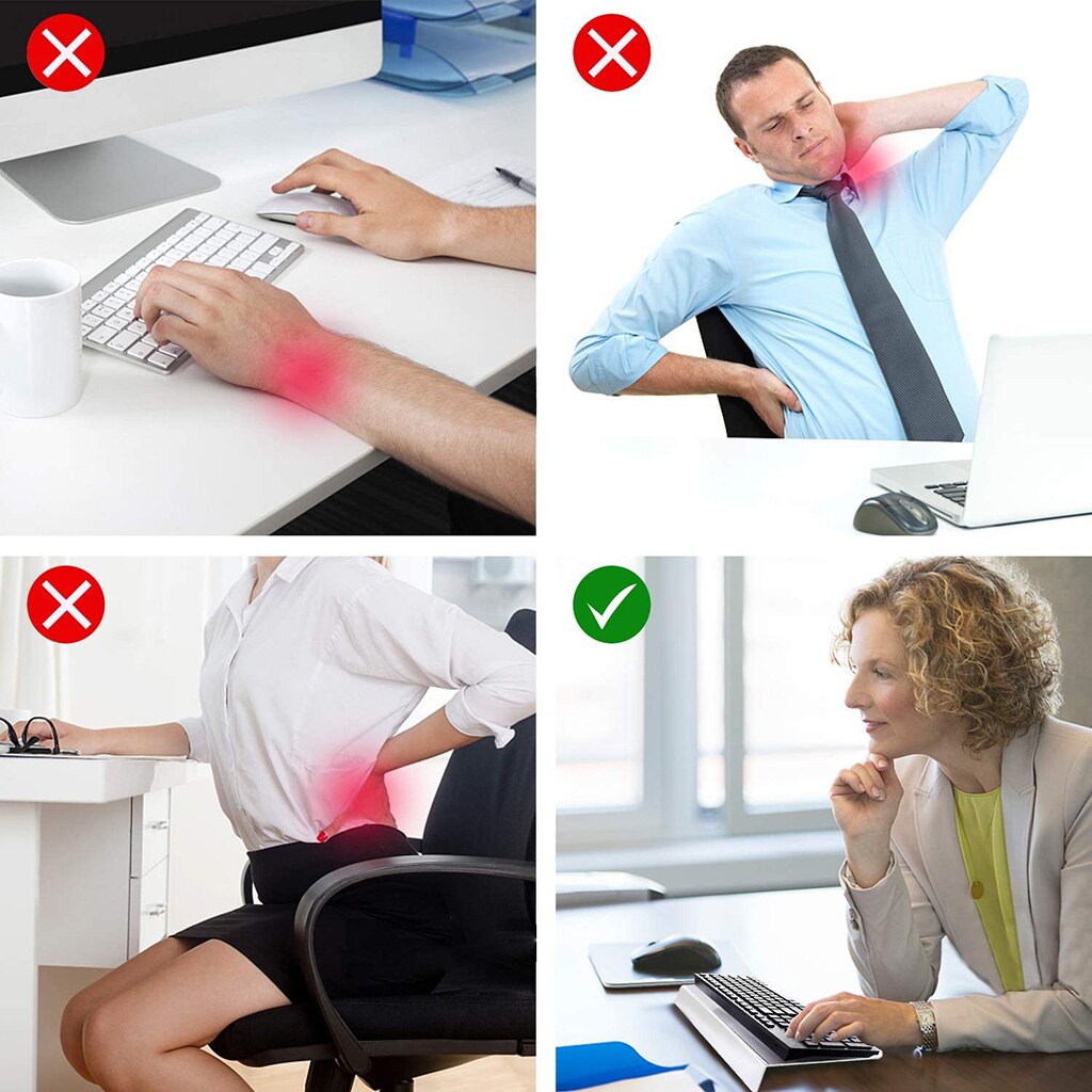 Computer Keyboard Stand Keyboard Riser Acrylic Keyboard Stand for Desk Clear Keyboard Holder for Easy Ergonomic Typing