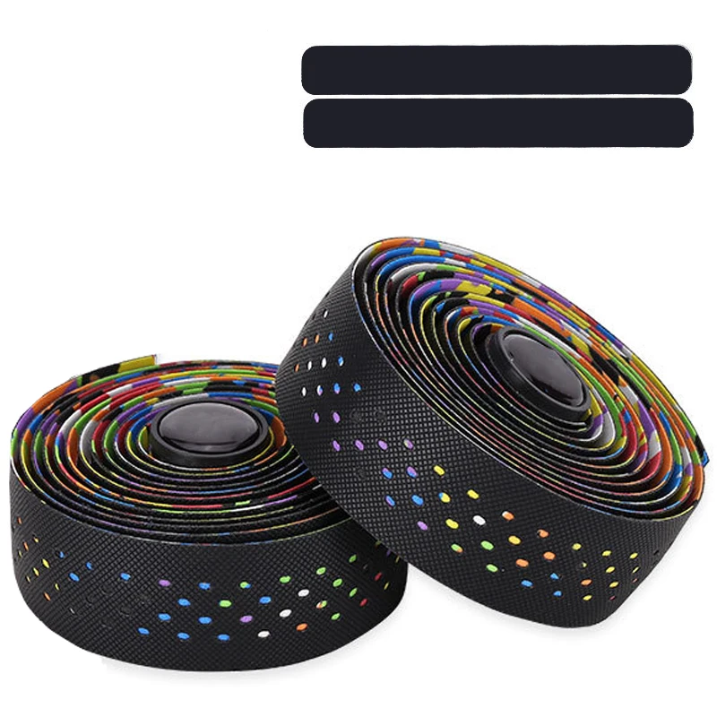 Cinta para manillar de ciclismo, cinta para bicicleta de grava de carretera, asas transpirables, correa para cinturón de barra, cinta antideslizante para bicicleta de carreras de velocidad, accesorios para cinturón: Verde