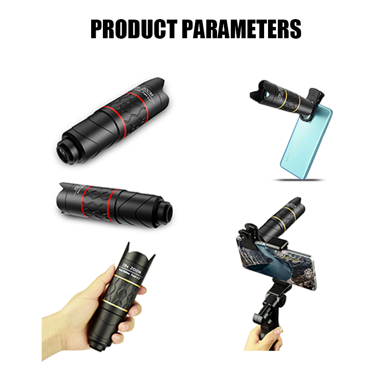 Mobile Phone Telephoto Camera Lens Universal 28X External Zoom Perfect for Concert Far Away Photography