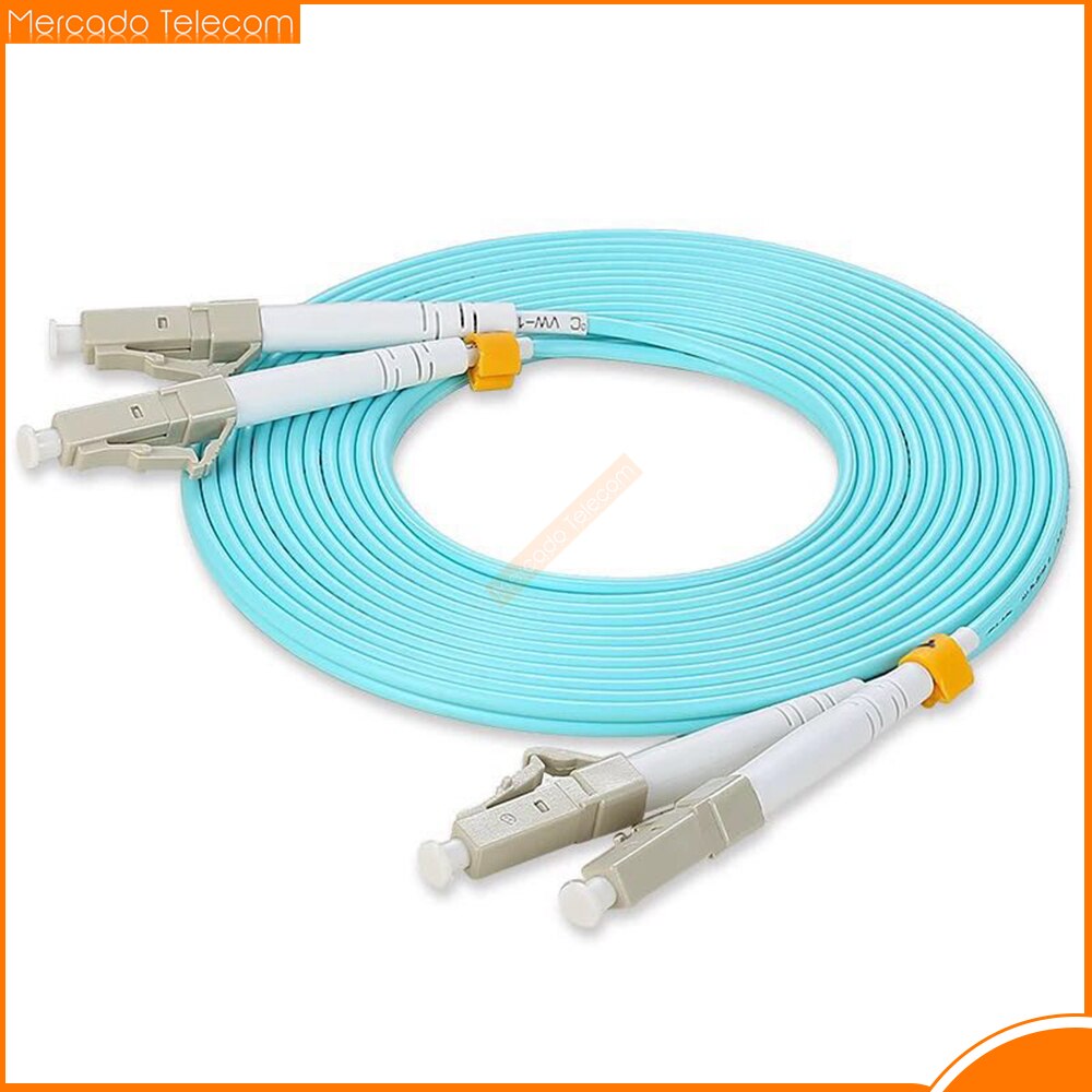 10PCS/Pack OM3 LC/UPC-LC/UPC Multi-Mode OM3 Fiber Cable Multimode Duplex Fiber Optical Jumper Patch Cord 3M 5M 10M 10M LC-LC