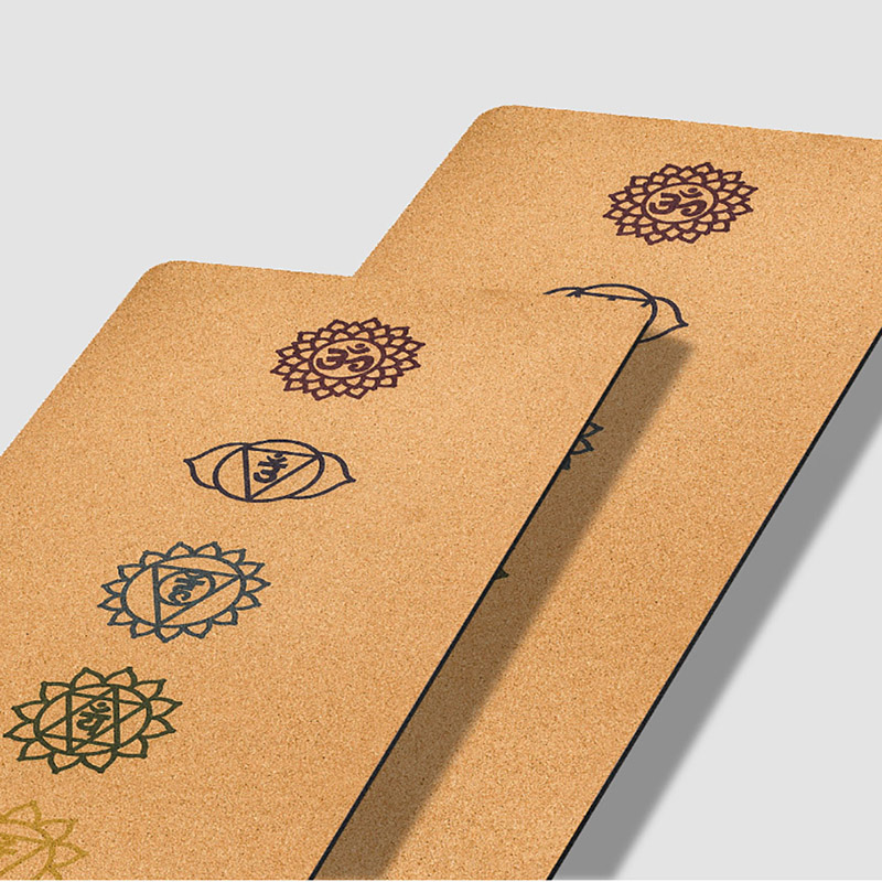 Almohadilla de corcho Natural de TPE para Yoga, esterilla antideslizante de doble capa para Pilates, gimnasio, deportes en casa, 183cm x 68cm x 5mm