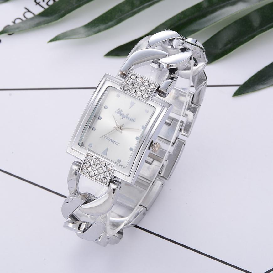 Lvpai Brand Rose Gold Women Luxury Watches Girls Quartz Watch Bracelet Watch Ladies Crystal Round relogio feminino #D