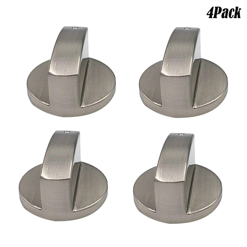 4Pcs Universal Metal Rotary Switch Control Knobs Replacement Accessory for Kitchen Cooker Gas Stove Oven Cooktop Kichen Tools: Default Title