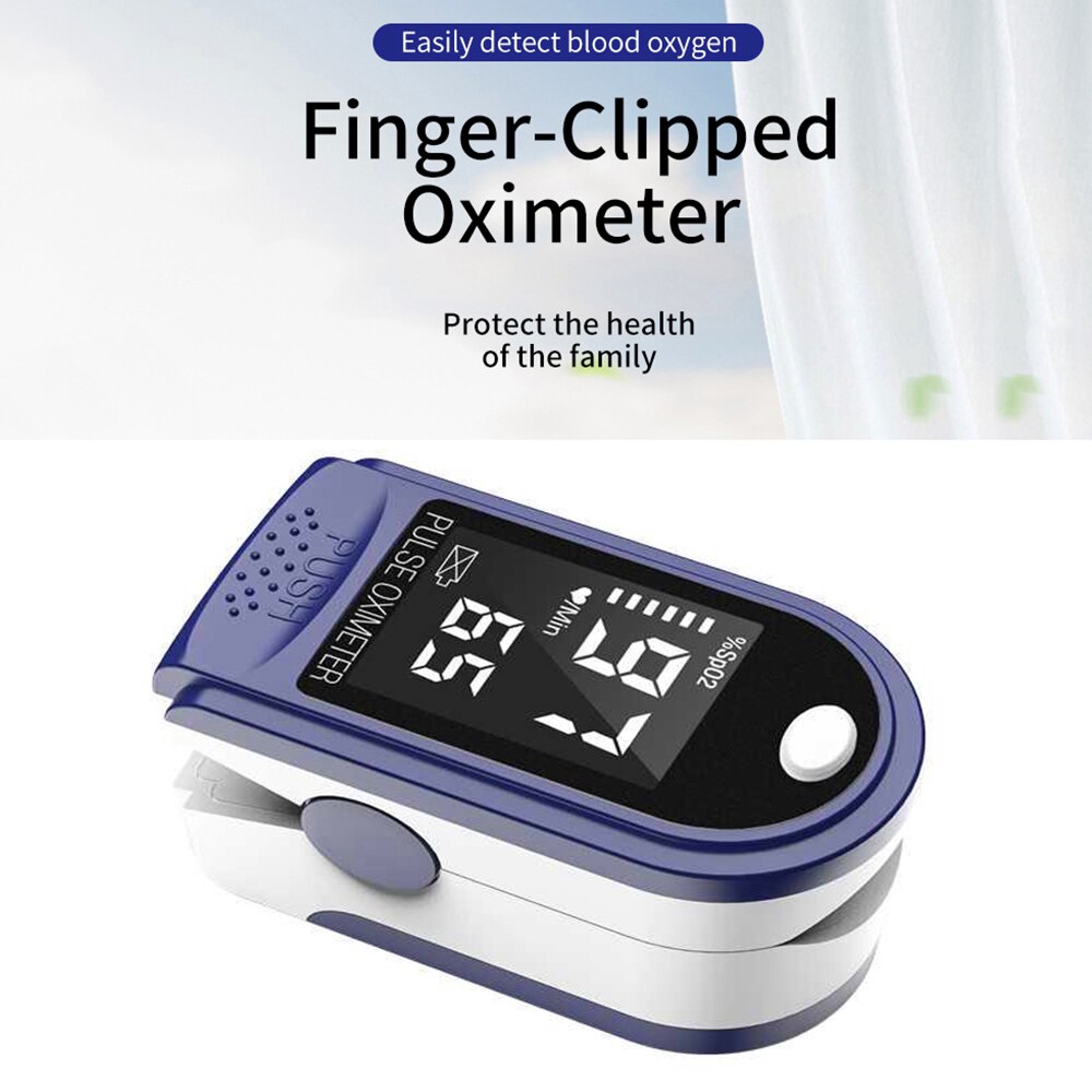 Digital Fingertip Pulse Oximeter Finger OLED Display Blood Oxygen Sensor Saturation SpO2 Heart Rate Monitor Meter Random color