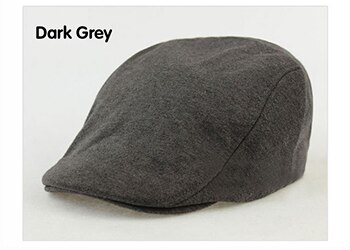 Summer Sports Beret Caps for men Women Cotton flat cap Outdoor Hats brand Sun Hat: Dark Grey