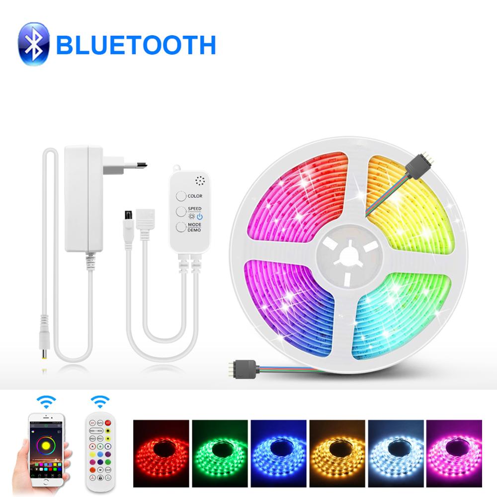 Muziek Modus App Afstandsbediening Dimmer Bluetooth Smart Led Light Strip Dimbare Lampada Inteligente Thuis House Party Decoratie