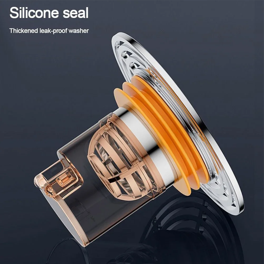 Drain trap Bath Shower Floor Strainer Cover Plug Trap One-Way Drain Valve Toilet Insect Prevention Deodorant Sewer Strainer