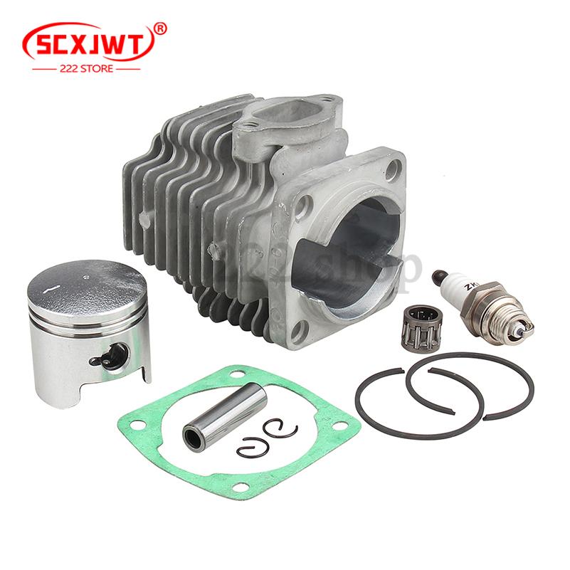 Kit de pistón de cilindro de 40-6 bloques, pasador de 12mm para motocicleta, motor de 2 tiempos de 49cc, Mini Moto Dirt Pocket Bike ATV
