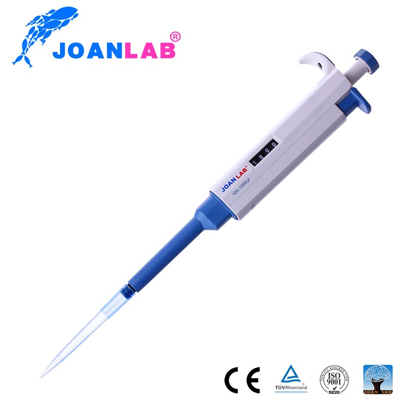 JOANLAB Pipettor Single-channel Adjustable Volume Mechanical Pipette-TopPette lab Pipettor Pipet 20-200ul/100-1000ul Free Tips