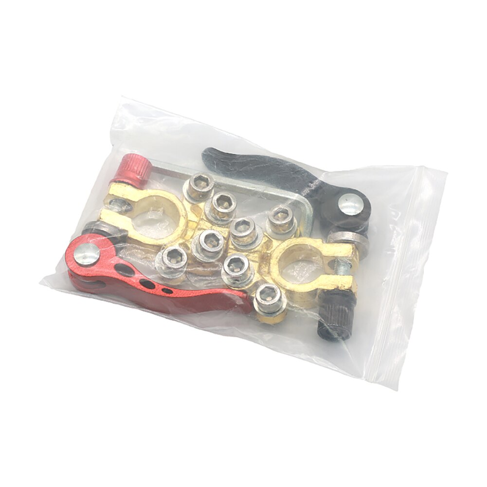1 Pair Quick Disconnect Auto Cables Connectors Car Battery Bornes Main Cable Post Clamp Terminal Screw Connection For Car Truck