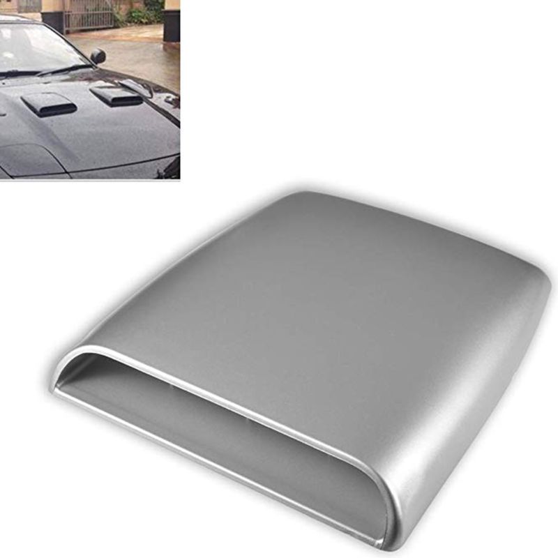 1pcs Car Bonnet Hood Scoop Air Flow Intake Vent Cover Decorative 27*25cm H4GC