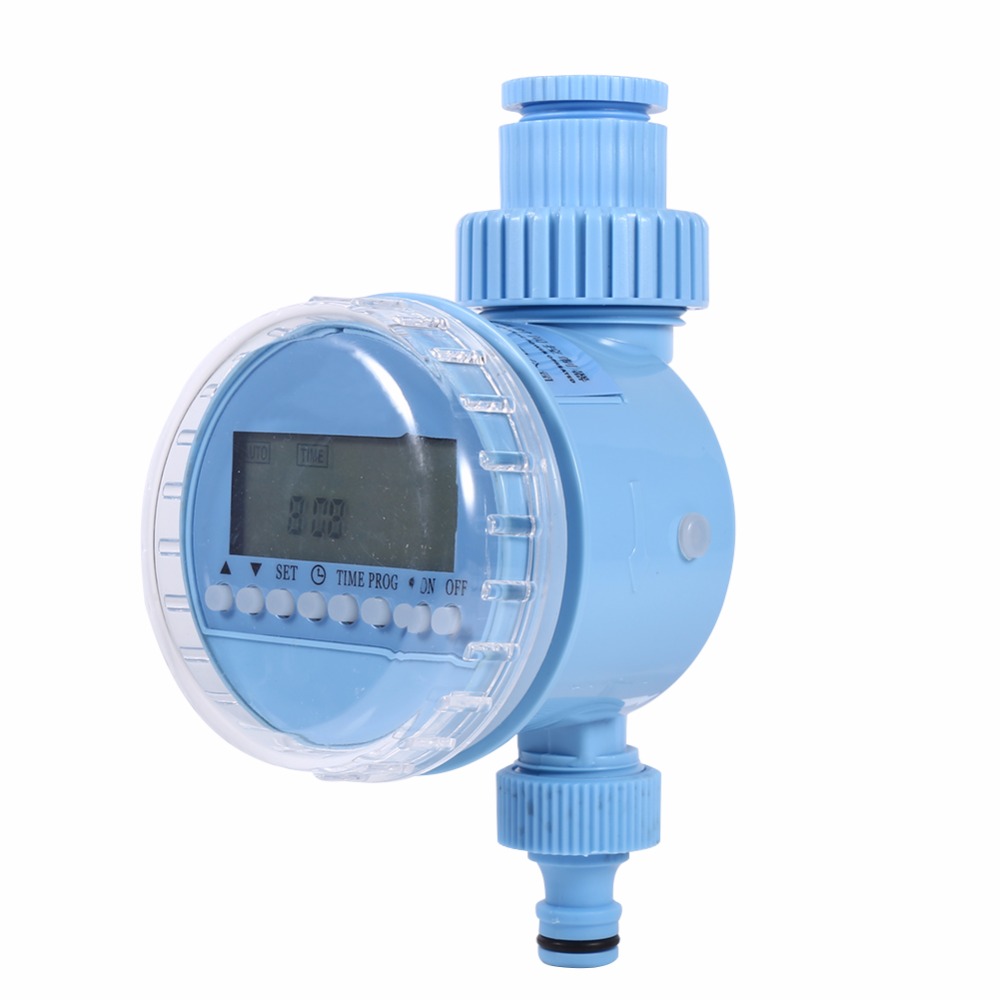 1x AC Garden Auto Water Saving Irrigation Controller LCD Digital Watering Timer US Plug