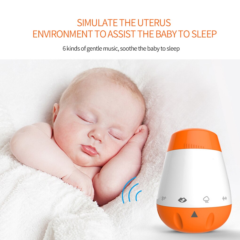 Sleep Machine Rechargeable Sleeping Sound Sensor Plastic Portable Sleeping Breathing Light Mini Noise Machine