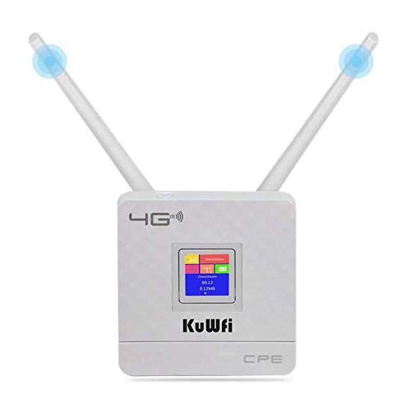 CPE903 4G Wireless Router with Sim Slot Surveillance Enterprise Wireless to Wired Portable WIFI for Home/Office(EU Plug)