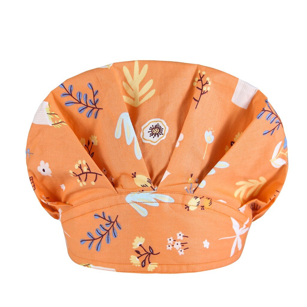 Scrub verpleegkundige hoed knopen bedrukte gorros quirurgicos bouffant sanitaire muts met zweetband cartoon print verpleegkundige mutsen scrub muts