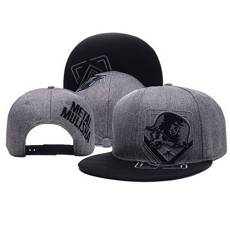 Unisex brevbroderi baseballkeps kvinnor utomhussporter sol platt hatt män metall mulisha hip cosplay