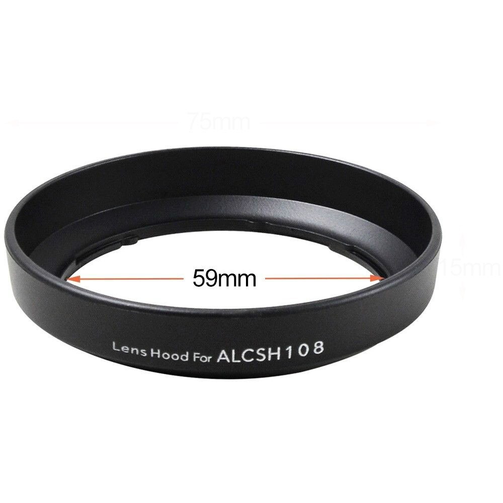 Bajonet Zonnekap voor ALCSH108 Camera Zonnekap voor Sony DT 18-55mm f3.5-5.6 SAM SAM II, 18-70mm f3.5-5.6