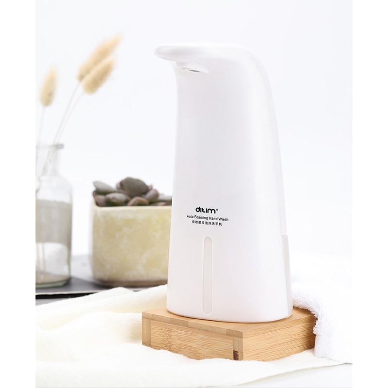 DItIm Auto Induction Foaming Hand Wash Washer Automatic Soap Dispenser 0.25S Infrared Induction for Baby and Family White