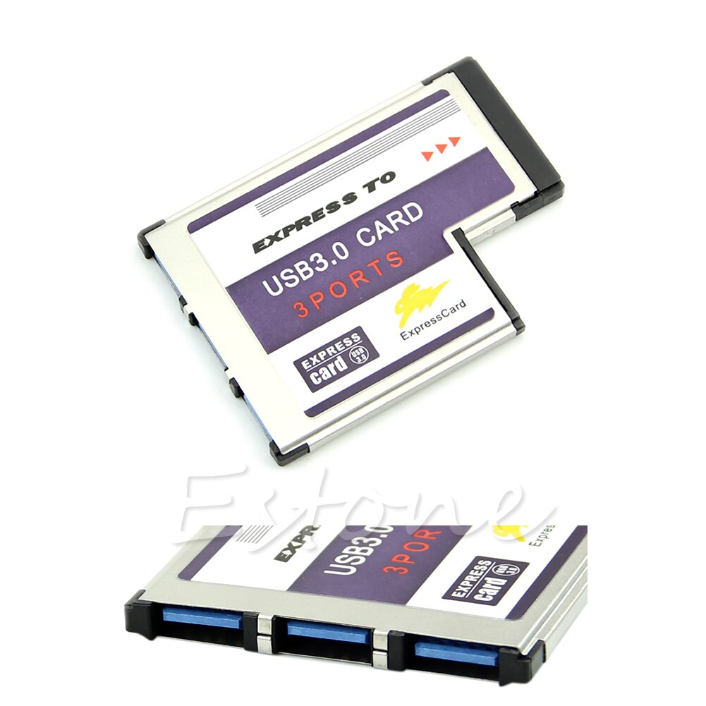 54Mm Express Card 3 Port Usb 3.0 Adapter Expresscard Voor Laptop FL1100 Chip