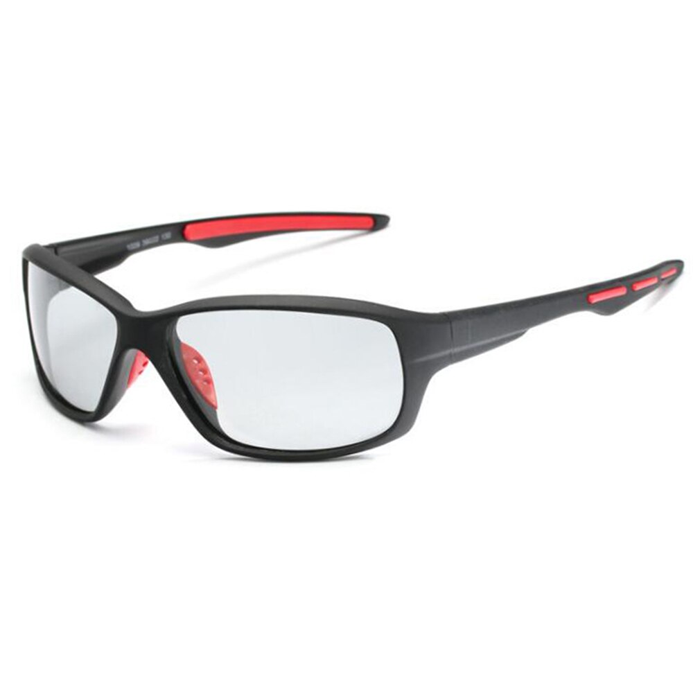 Polariserende Glazen Voor Vissen Eyewear Fiets Paardrijden Vissen Zonnebril Gafas Ciclismo Fietsen Bril: BlackRed