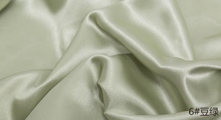 Tela de satén 100% poliéster por metros para coser vestidos, decoración para de boda, accesorios de tela para el hogar, T105: 6 / 50x150cm(0.5 meters