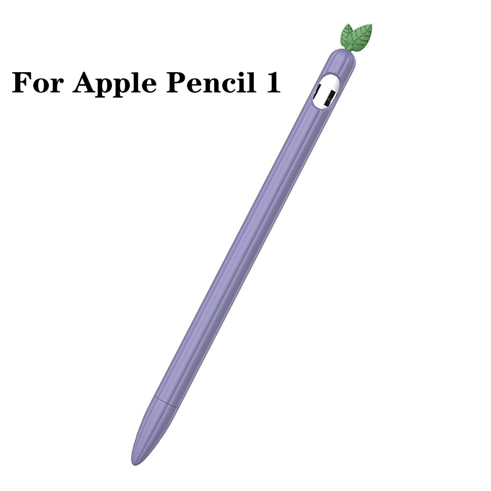 Soft Carrot Silicone For Apple Pencil 1 2 Case Compatible For Tablet Touch Pen Stylus Protective Sleeve Cover Coque Anti Lost: 06