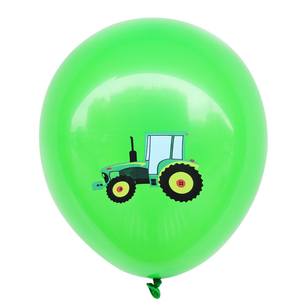 Ballon de dessin animé pelleteuse de voiture, véhicule d&#39;ingénierie, tracteur de Construction, pour enfants garçons, décorations de fête d&#39;anniversaire